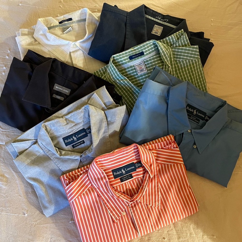 Ralph Lauren Polo, Old Navy & Michael Kors button down bundle - XXL